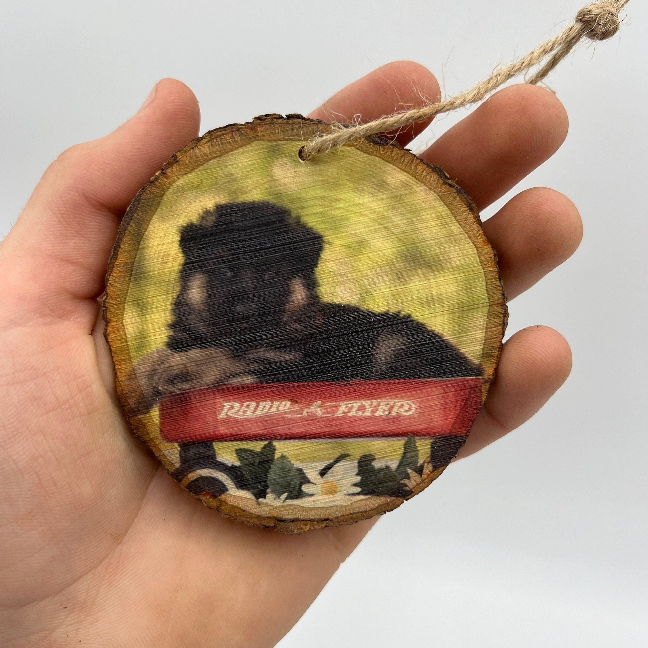 Wood Photo Transfer Ornament